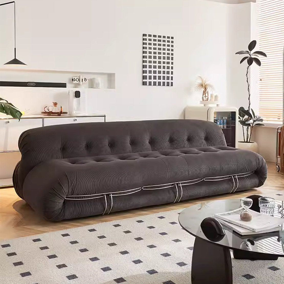 Comfort Zone Furniture.e Steel teeth hippo living room sofa combination