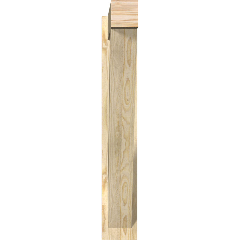 Pavé traditionnel traditionnel, P 32 po x H 38 po, Sapin Douglas de 6 po (sciage brut)