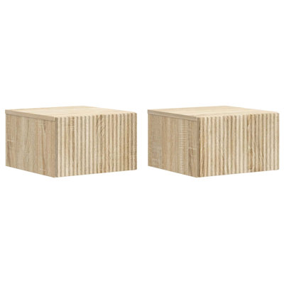 33cm W Manufactured Wood Bedside Table