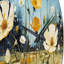 Horloge murale jaune et jaune Buttercups Buttercup Meadow-93398184