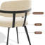 47cm H Upholstered Metal Armchair-734504454
