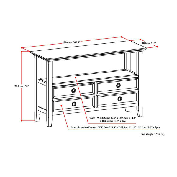 Dimensions du produit