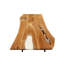 McSherrystown Oak Rectangular Wood Top Dining Table with Steel Base