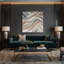 Art mural sur toile Biomorphic Abstraction 34-2055452755