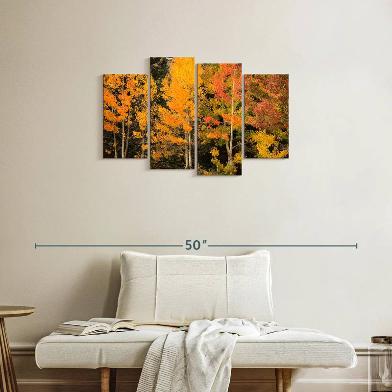 Harnek Aspen aux teintes d'automne, H 22 po x l 36 po