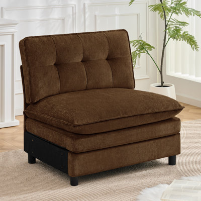 Fauteuil d'appoint en chenille