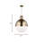 Geoffrey 1-Light Globe Pendant with Steel Fixture-933353513-933353514-933353556