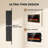Ultra-Slim Electric Fireplace, Recessed & Wall Mounted Heater-1996336309