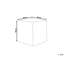 Atanase 40cm Wide Square Striped Pouffe Ottoman