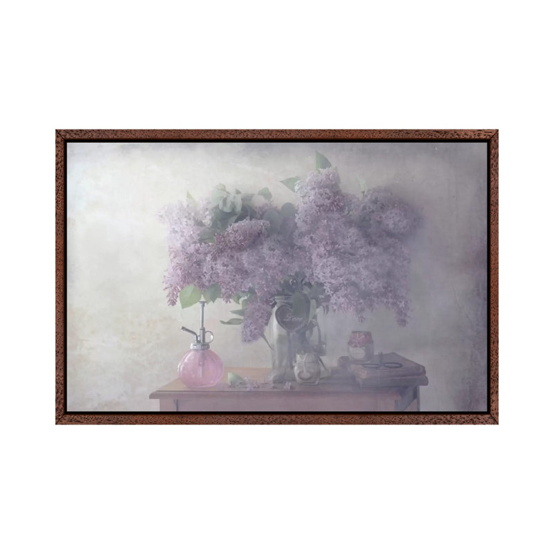Sweet Lilacs by Delphine Devos - Gallery-Wrapped Canvas Giclée on Canvas, 66.04 cm H x 45.72 cm W, Classic Wood Framed