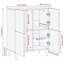 60cm Sideboard