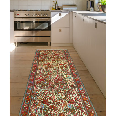Concezio One-of-a-Kind 3'6" X 8'11" 1980s Runner Wool Area Rug