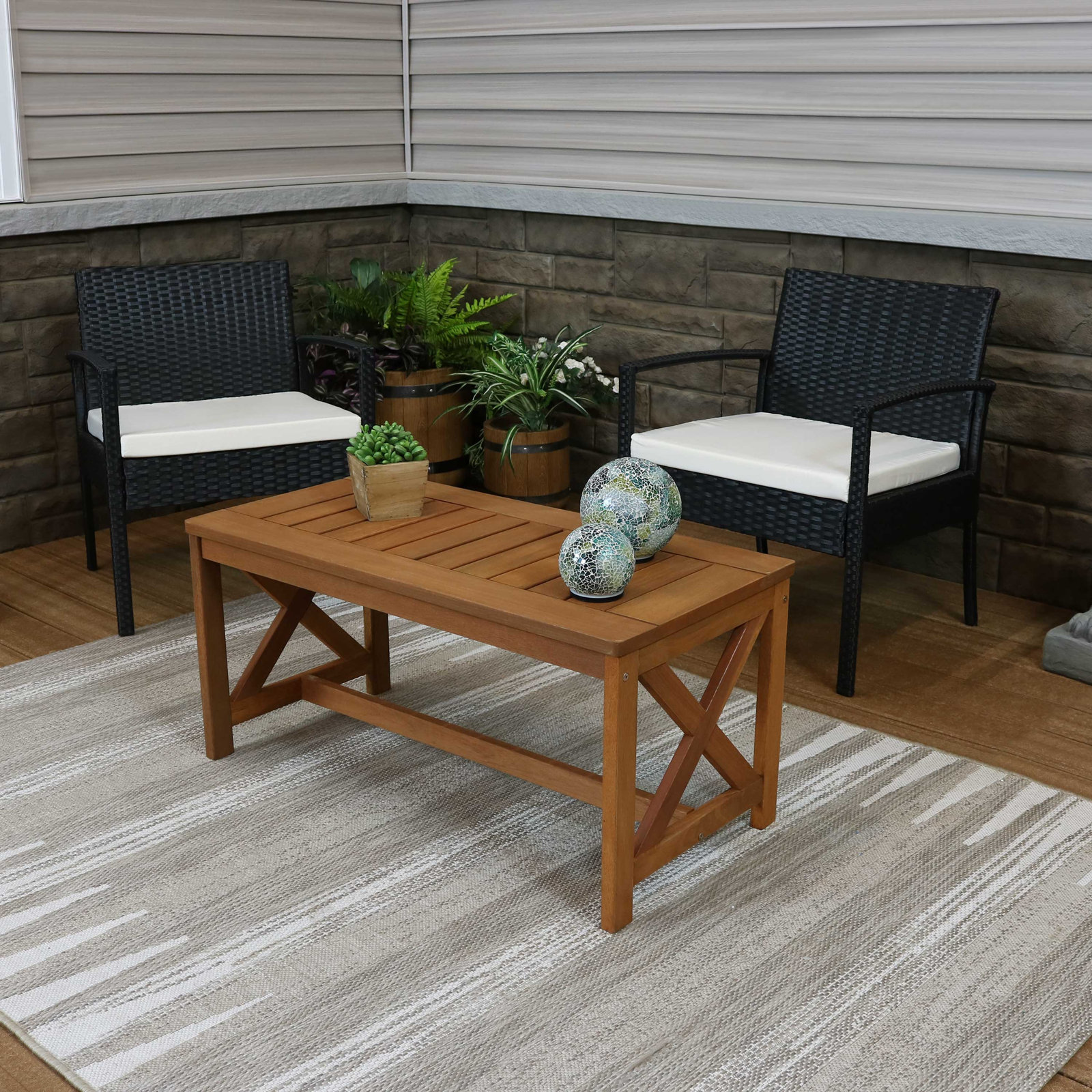 Arlen Wooden Outdoor Coffee Table