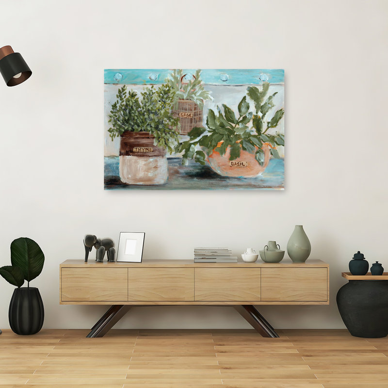 Art culinaire moderne abstrait rustique, H 40 po x l 60 po