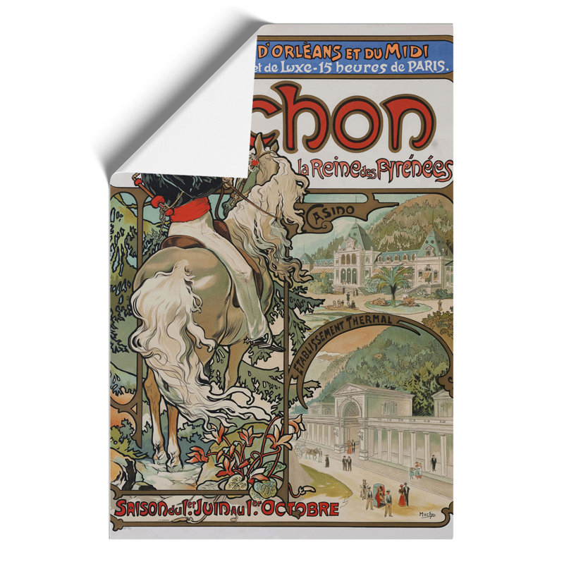 Luchon by Alphonse Mucha - Frameless Print, 59cm H x 42cm W x 0.1cm D