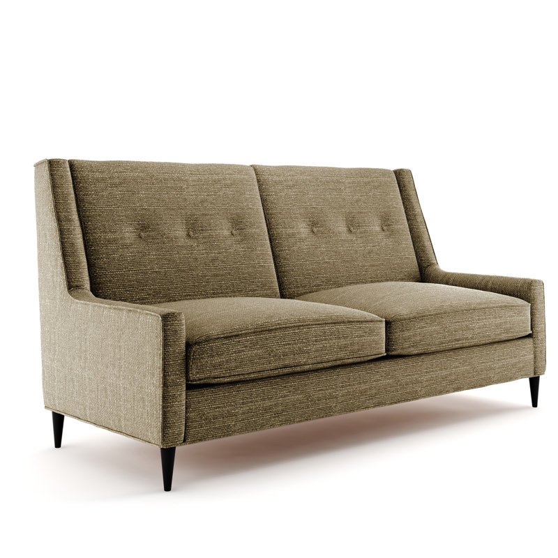Augusta Plaza 2 Seater Loveseat, Light Brown