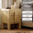 Adora Modern Wood Nightstand Set Of 2 With Drawers ,Curved Mid-Century End Table With Built-In Charging Station For Bedroom, Living Room,Entryway-1236590102