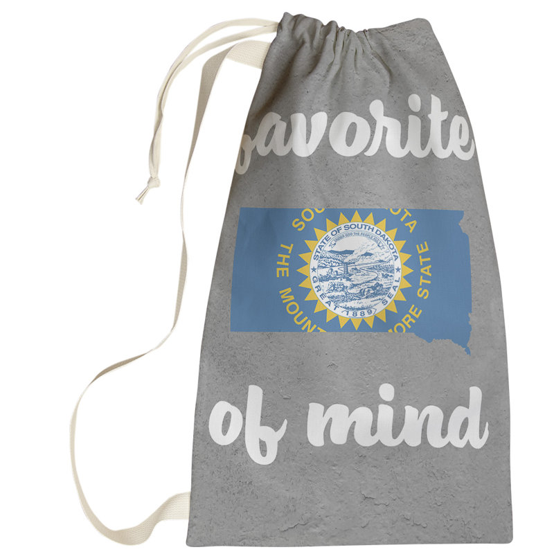 Sac à linge State of Mind, Grand (H 76,5 po x l 29,5 po x 1,5 po), Dakota du Sud