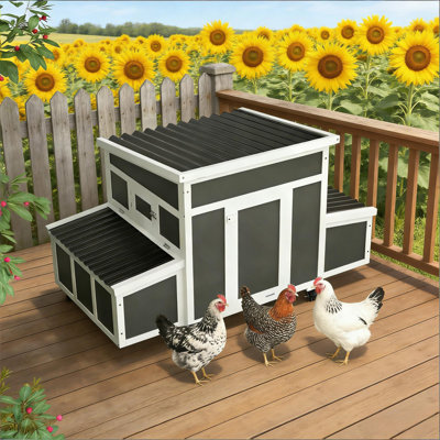 Maison pour animaux de compagnie, poulailler en bois