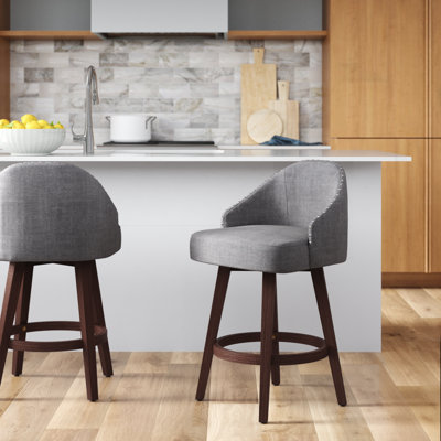 Whitt Swivel Upholstered Counter Stool