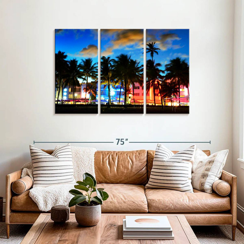 Sebbie Ocean Drive Florida, 36" H x 57" W