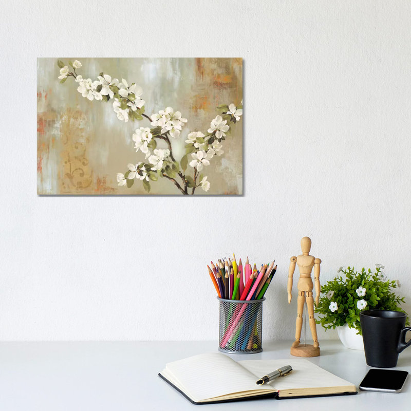 Blossoms In Bloom by Allison Pearce - Wrapped Canvas Painting, 20.32 cm H x 30.48 cm W