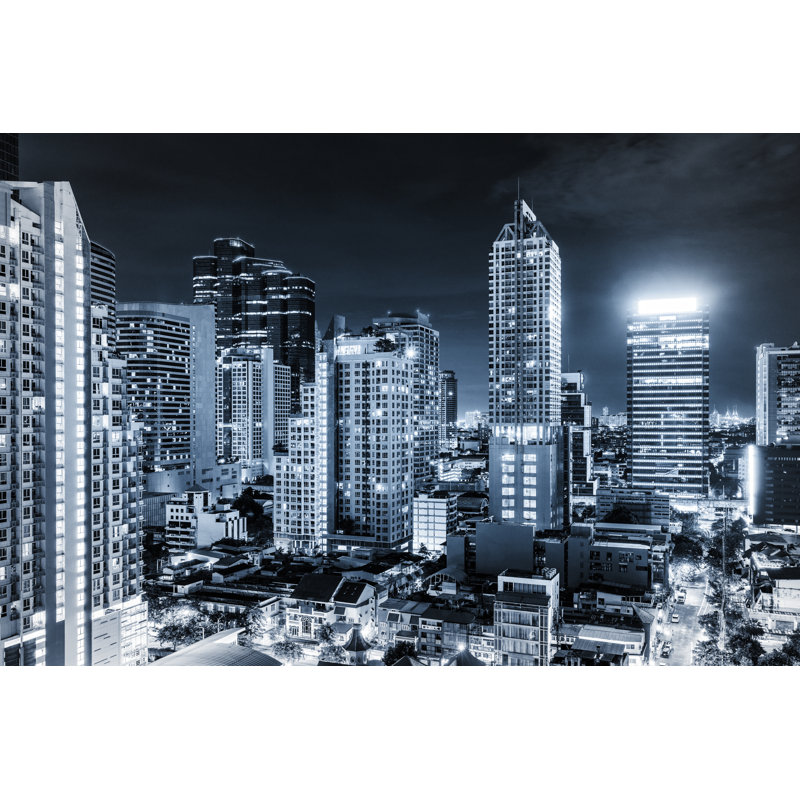 Cityscape Building - Wrapped Canvas Print, 51cm H x 76cm W