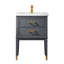 Ensemble de meuble-lavabo simple avec plateau en porcelaine Deon Collection-2042848332-2094234709