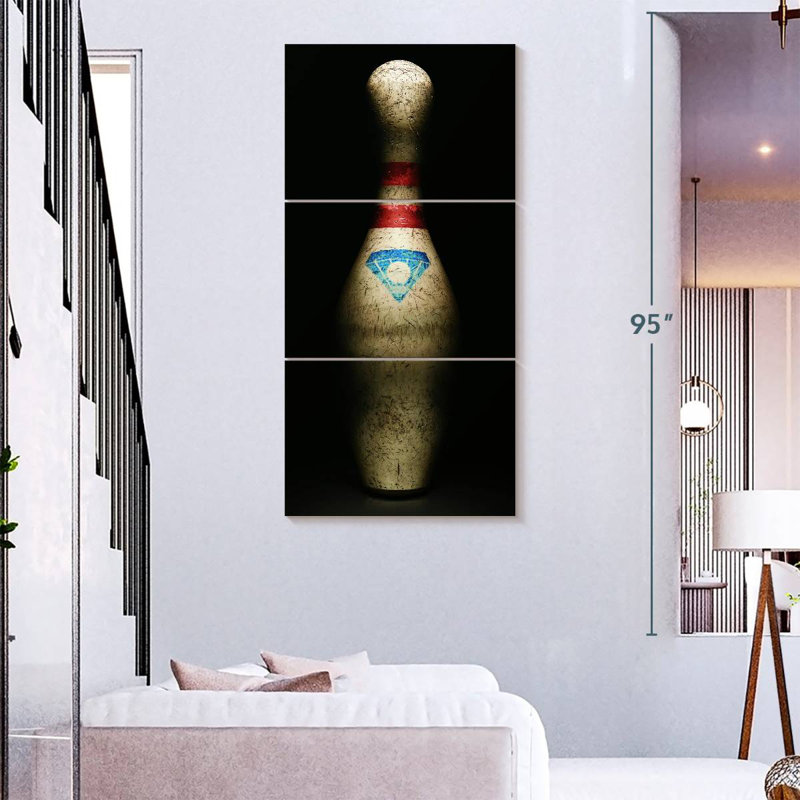 Vintage Bowling Pin, 75" H x 36" W