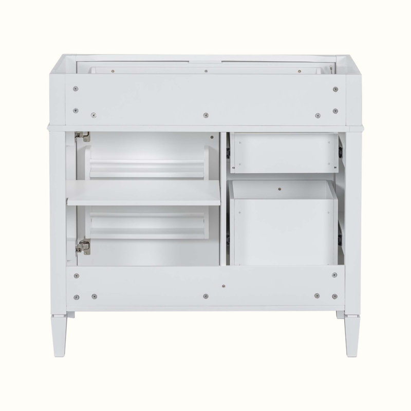 35 base de meuble-lavabo simple seulement, Blanc