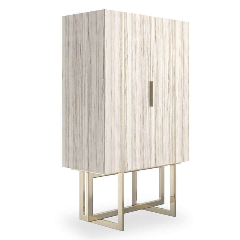 Caracole Stone Bar Cabinet