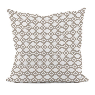Geometric Square Pillow Cover and Insert