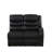 Reclining Sectional Sofa With Cup Holders & Storage, Curved Modular Sofa Set-123183512