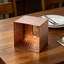 Porte-boîte à mouchoirs Gold Cube