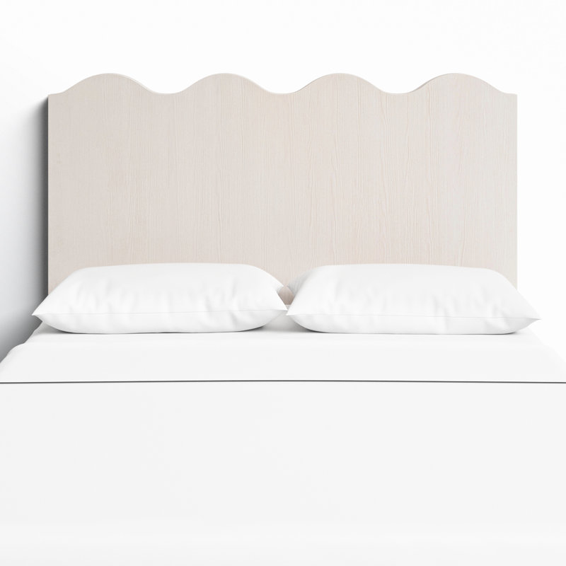 Surf City Panel Headboard, Queen, White Sand