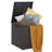 Costway 27.5'' W 72 Gallons Deck Box in Brown