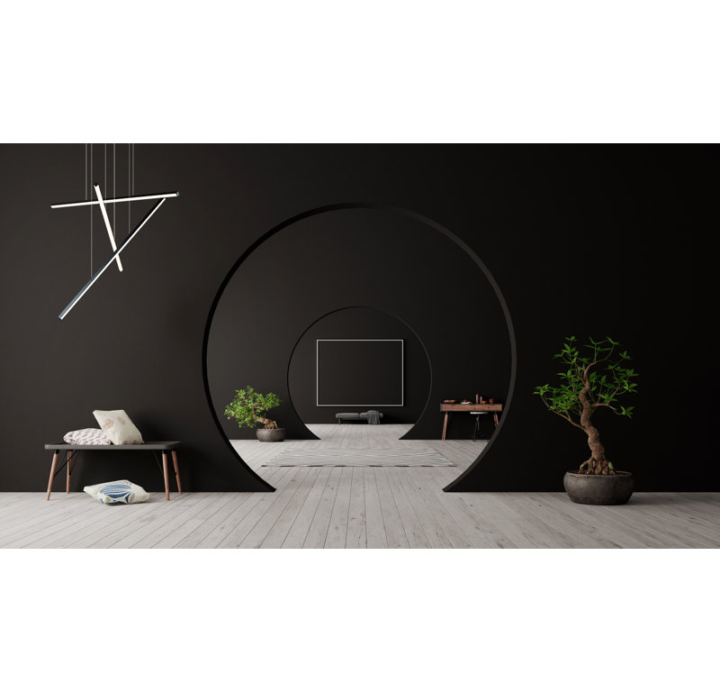Natick 3 Light Dimmable LED Pendant