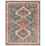 Samarkand 118 Area Rug In Blue / Red