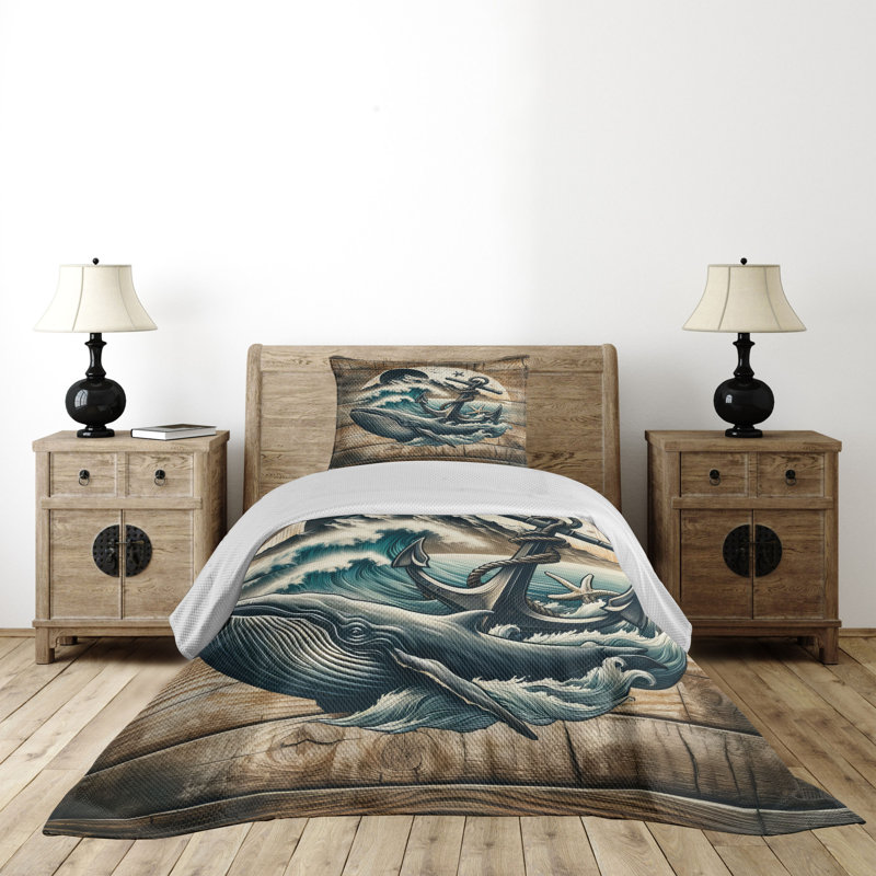 Polyester Coverlet, Twin Coverlet + 1 Standard Shams