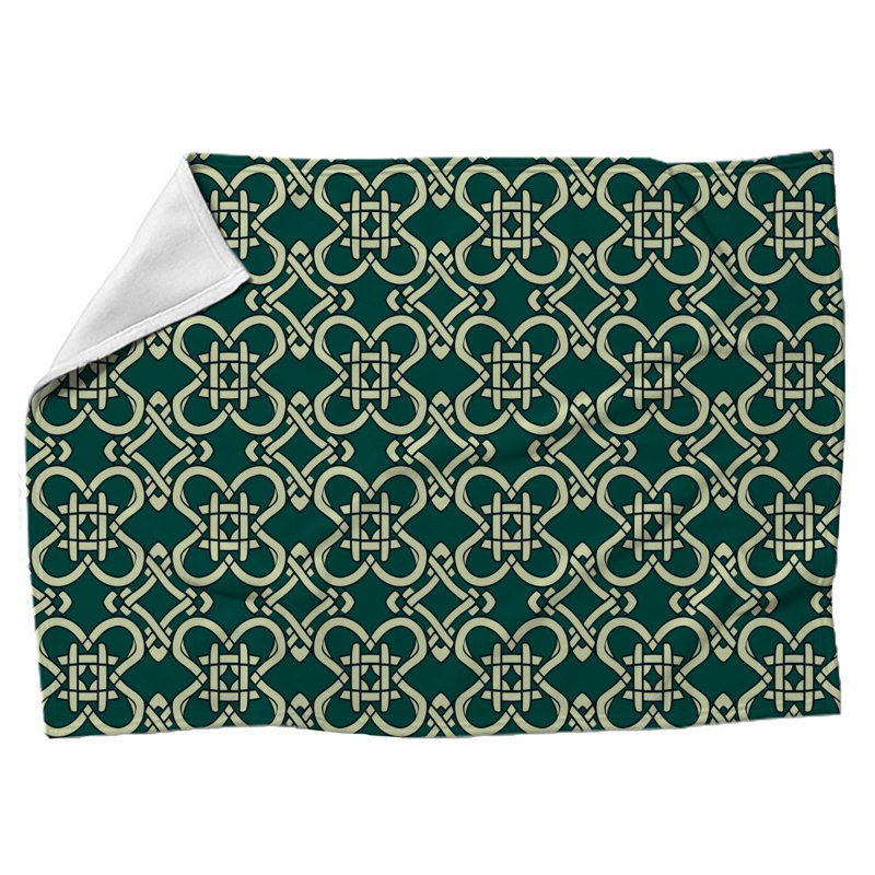 Machine Printed Throw Blanket, 51" W x 60" L