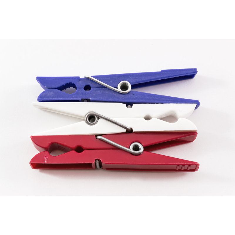 Fendley Plastic Pegs - Wrapped Canvas Print, 30cm H x 46cm W x 3.8cm D