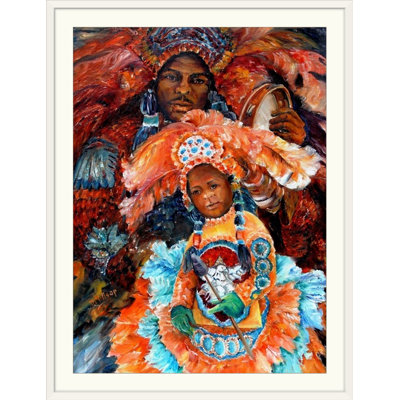 Drewie " Mardi Gras Indians " Print