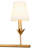 5 - Light Kitchen Island Linear Chandelier With Tapered Fabric Shades