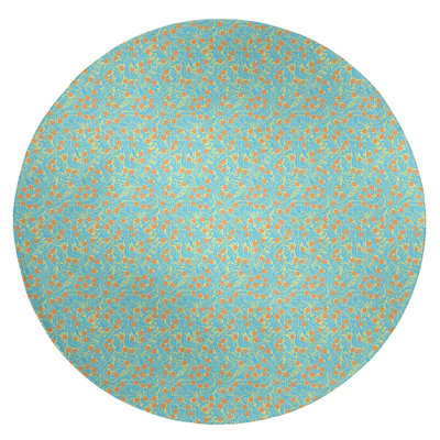 Chenille Floral Indoor Rug