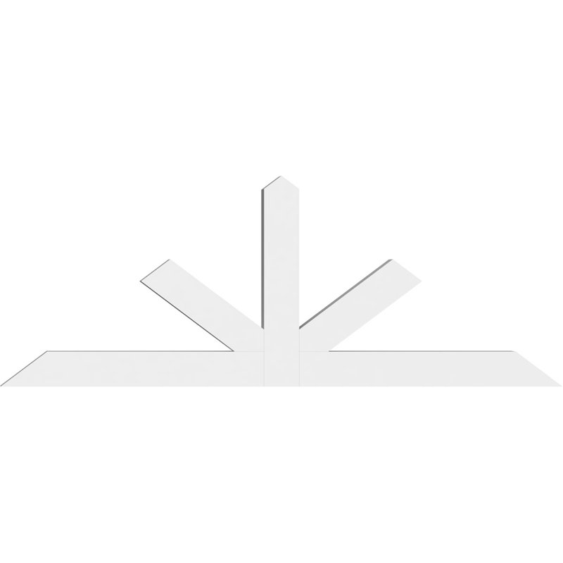 Support à pignon Saratoga, H 36 po x l 96 po (pas: 9/12), P 4 po x F 6 po, PVC