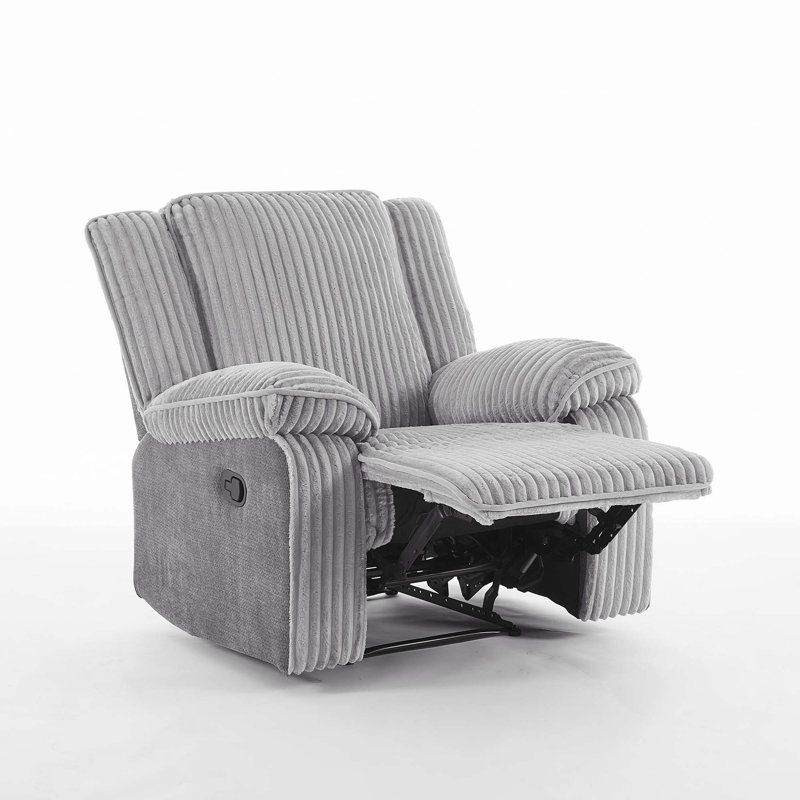 100.5cm Wide Wall Recliner Standard Recliner, Grey