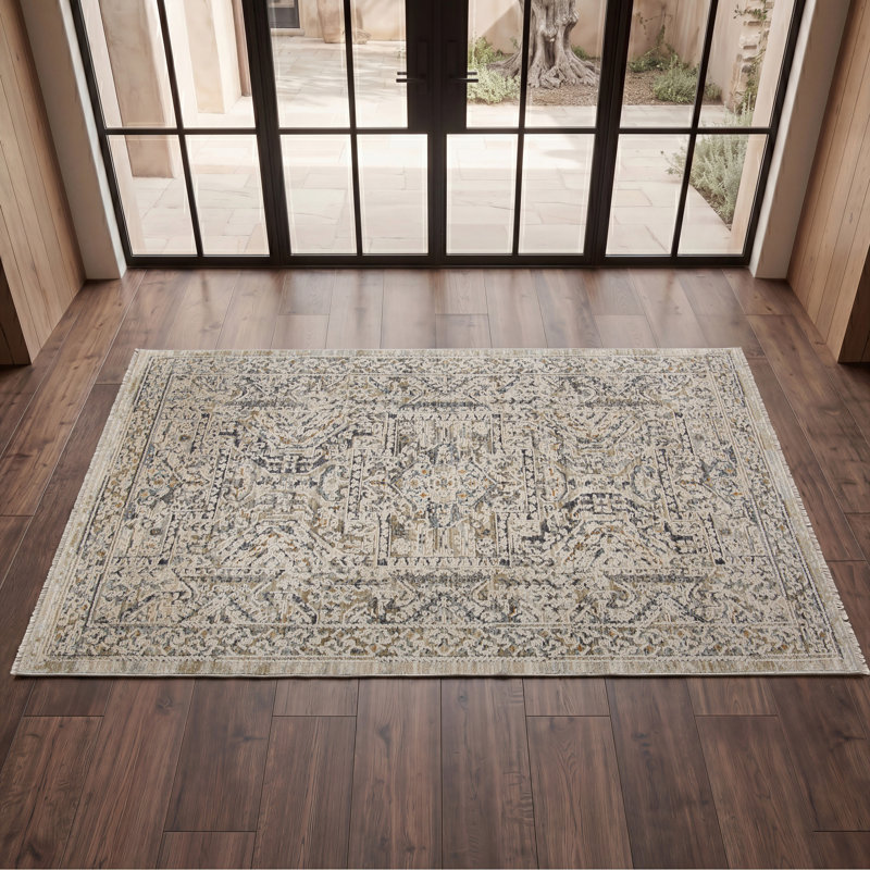 Oriental Indoor Rug, Rectangle 2'6" x 4'6"