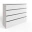 Lania Ripple Ridged 8 Drawer Chest Of Drawers