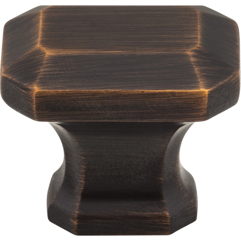 Ella Geometric Knob, Brushed Oil Rubbed Bronze