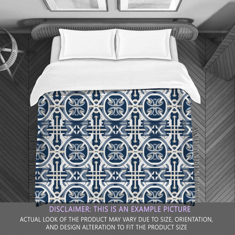 Greek Mediterranean Comforter, King Comforter